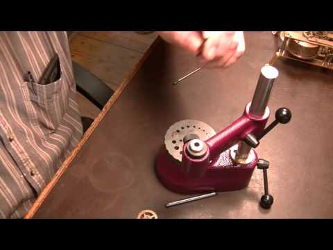 James A. Lea, The Village Clockmaker. Clock repair tutorial. #17 Part 1. Re-pivoting a bent arbor.