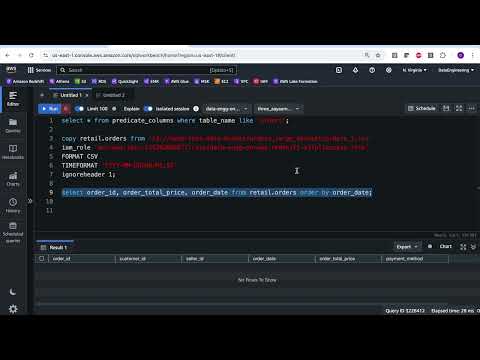 Redshift Vacuum & Analyze HandsOn