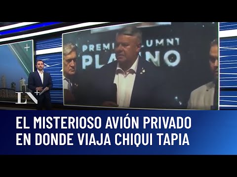 El misterioso avión privado en donde viaja Chiqui Tapia