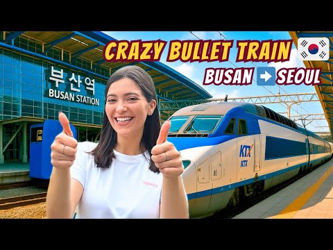 I tried Korea’s FASTEST Bullet Train (It’s CRAZY!)