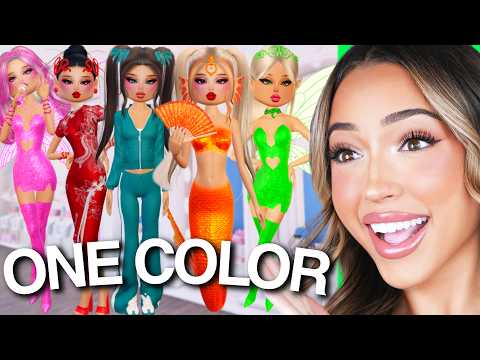 Dress To Impress In ONE COLOR