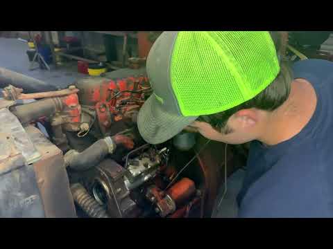 Tractor Injection Pump Removal