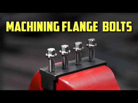 Machining Stainless Steel Flange Bolts | Arbor Press Restoration