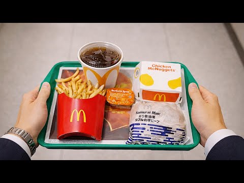 The Dinner of Japanese Salaryman | $8 Dinner at McDonald’s in Japan | McD's