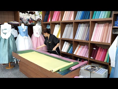 Beautiful Korean Culture! The Making of Hanbok, Korea’s Traditional Dress | Full Process