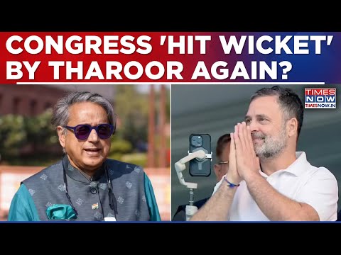Tharoor Backs Analysis Criticising Congress That Compares Rahul & Thiruvananthapuram MP? Watch!