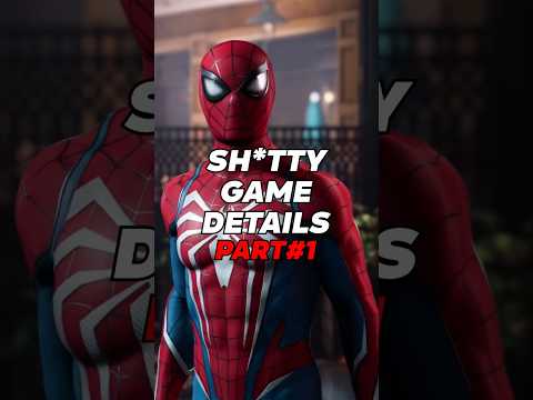 Did you know this terrible detail in "Spider-Man Game" #shorts #spiderman