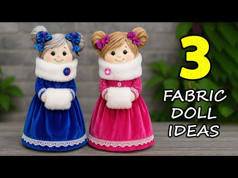 3 Ways to Make Adorable Dolls by Hand🧵Secrets of Creating from Start to Finish🌺
