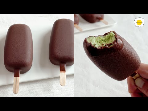 Chocolate Pistachio Ice Cream Recipe 巧克力开心果雪糕食谱 Recette de glace au chocolat et à la pistache