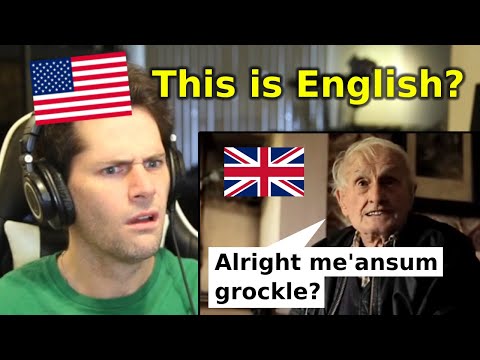 American Reacts to British Accents NO ONE Understands