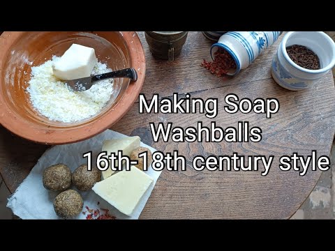 Making Soap Washballs, 16th-18th century style at the Weald and Downland Museum