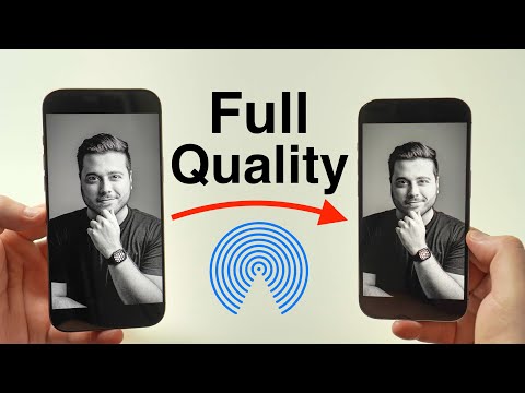 How To Send AirDrop Photos and Videos in FULL QUALITY!