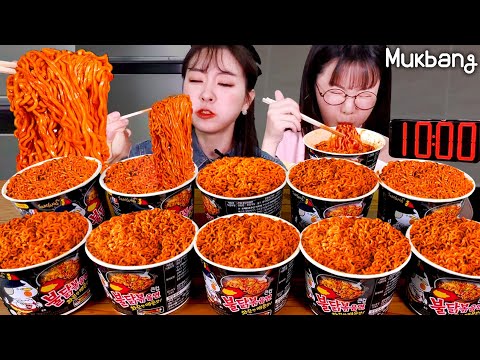 Challenge to eat 10 Korean super spicy ramen in 10 minutes🔥 Samyang Ramen eating show★ ㅣ MUKBANG