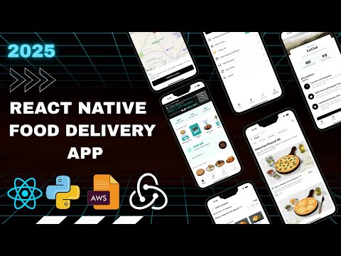 🔴 Let's build a Full Stack Food Delivery App with REACT NATIVE using Amazon AWS and FAST API