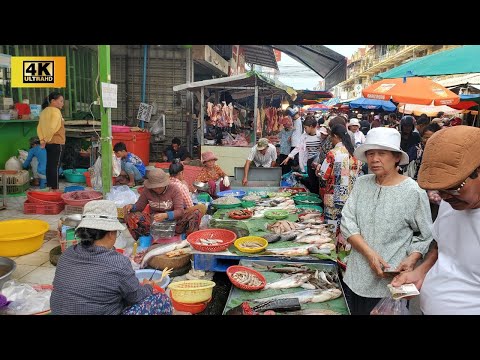 You’ve Never Seen a Morning Market Like This | Fresh Cambodian Food