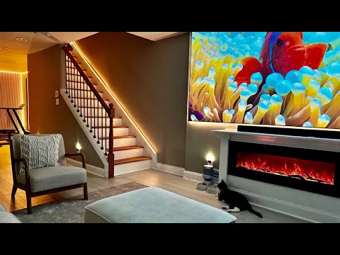 The ULTIMATE Basement Theater Tour! β 4K, 3D, Dolby Atmos, Smart Lighting & More!
