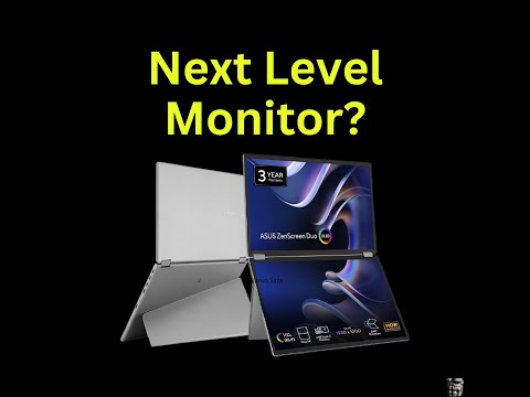 The Future of Portable Monitors? ASUS ZenScreen Duo OLED Hands-On