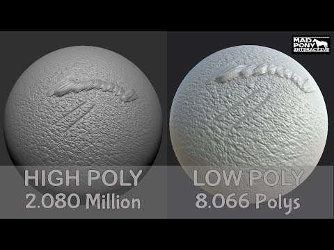 Baking High Poly To Low Poly (Zbrush And Substance Painter)