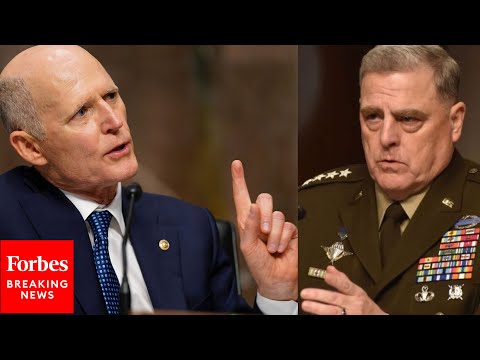 'Why Would That Be Part Of Your Job Description?': Rick Scott Asks Milley About Talking To Woodward