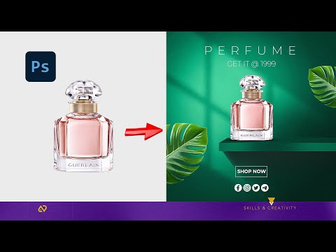 Perfume Ad Poster Design | Photoshop Tutorial