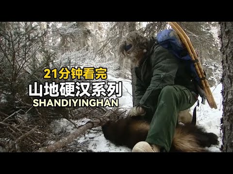 一口气看完山地硬汉系列：大佬荒野追踪驯鹿，猎人雪地对抗狼獾！