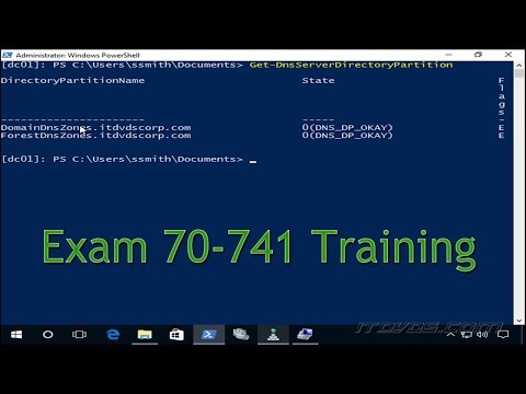 Exam 70-741 - Understanding Active Directory Partitions and Replication Scope in DNS