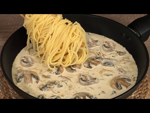 Die leckerste Alfredo-Pasta! Ein einfaches Rezept in 15 Minuten!