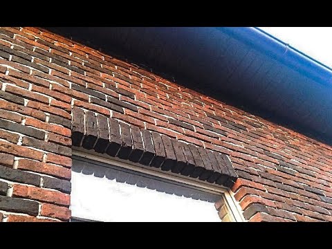 Перемычка из кирпича без уголка (В местах дверных, оконных и проёме ворот)