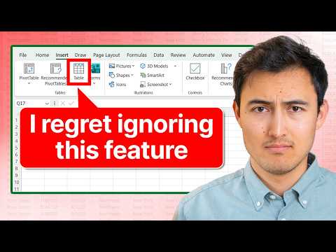Use Excel Tables to EASILY Save Hours of Time