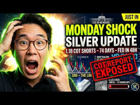 JUST IN: SILVER $80 LINE VS 1.1B PAPER SHORTS AND A STAGFLATION FED â MONDAY SHOCK SILVER UPDATE