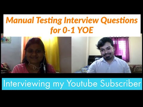Software Testing Mock Interview For Fresher Students | Manual Testing | Software Testing Interview