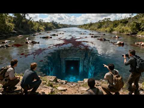 Body in river! Expedition discovers underwater ancient tomb.