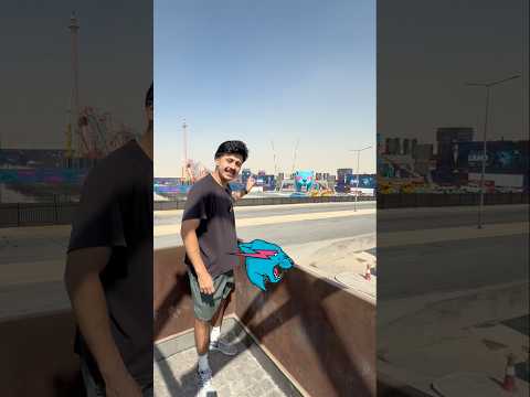 I was First In Line at Beast Land #mrbeast #vicinthegame