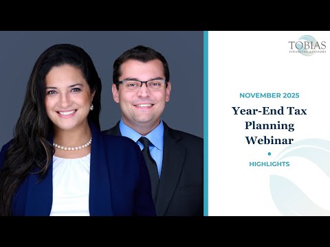 Year End Tax Planning Webinar Highlights - November 2025