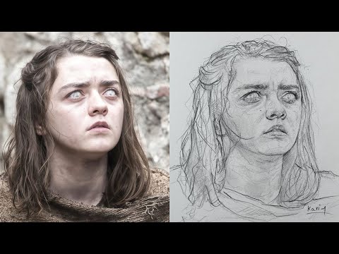 Be creative in placing shadow lines on the face