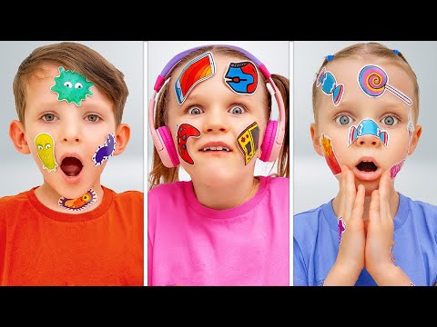 Dobre navike za djecu! Zabavni izazovi sa Stephi, Dasha i Alexom