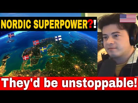 American Reacts What if the Nordic countries united?