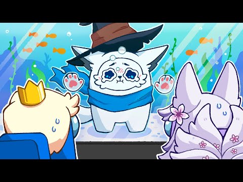 Among Us but I'm Trapped in the Fish Tank (Please Help)