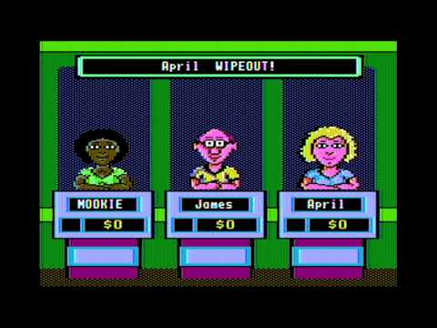 Wipeout - 1989 - Apple II playthrough - game show - ShareData - trivia