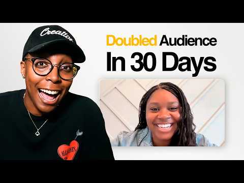 how she doubled her audience in 4 weeks (confidential call)
