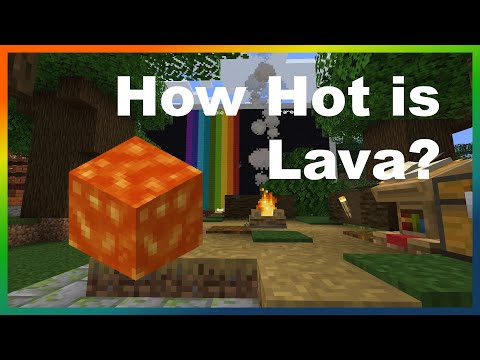 How hot is Minecraft Lava?