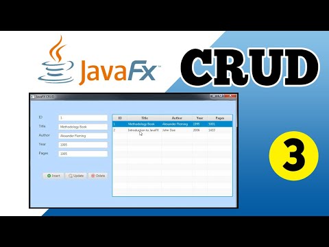 JavaFX Tutorial for Beginners - CRUD Application with JavaFX and MySQL Part 3
