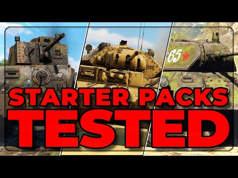 I Tested EVERY Starter Pack in the War Thunder Store and this is what happened...