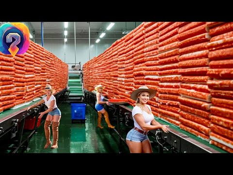 Как МИЛЛИОНЫ тонн крабовых палочек  производят— уникальные кадры с производства!