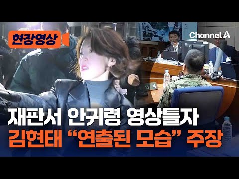 김현태, 법정서 "계엄군 총 잡은 안귀령 모습은 연출" 주장 [현장영상] / 채널A