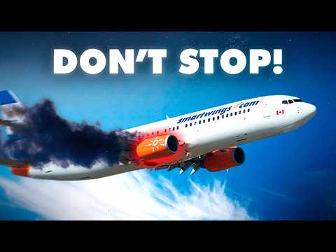 Flying across Europe with a BROKEN engine! Smartwings 1125