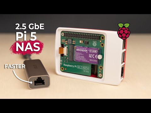 Pi 5 NAS + 2.5 Gigagbit Networking for Vídeo Editing