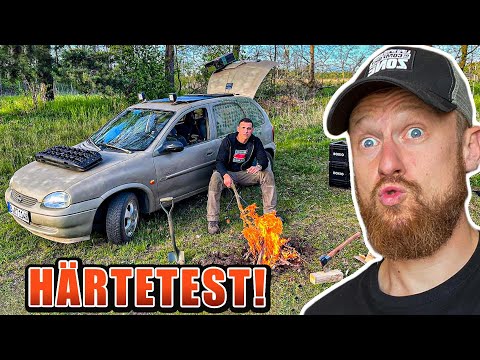 Der HÄRTETEST im Prepper Corsa! - 24H mit dem Mini Camper | Fritz Meinecke reagiert auf Mattin