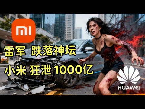 🚨雷军崩塌！网友集体取关，小米帝国一夜坠落！💀小米SU7崩盘内幕：4个月亏12万都没人要！#小米汽车#苹果手机#雷军#华为