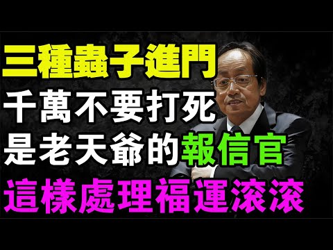 這三種蟲是來報恩的！看懂這些「活風水」，窮鬼也能翻身變富豪！#倪海厦 #風水 #因果 #转运 #家中异象
